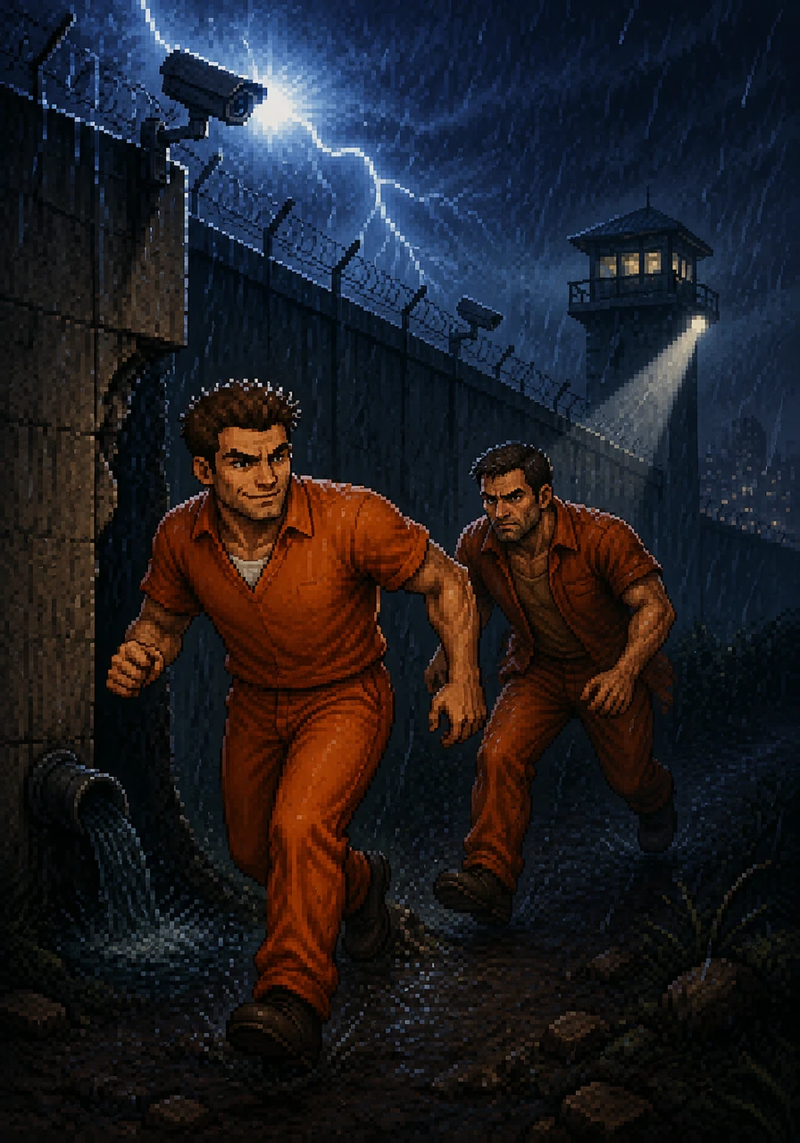The next evening, a massive summer monsoon rolled over New Delhi, hammering the concrete prison walls with torrents of heavy rain. Lightning flashed across the sky, blinding the CCTV cameras and dropping visibility to near zero, providing the perfect cover the brothers had been waiting for.