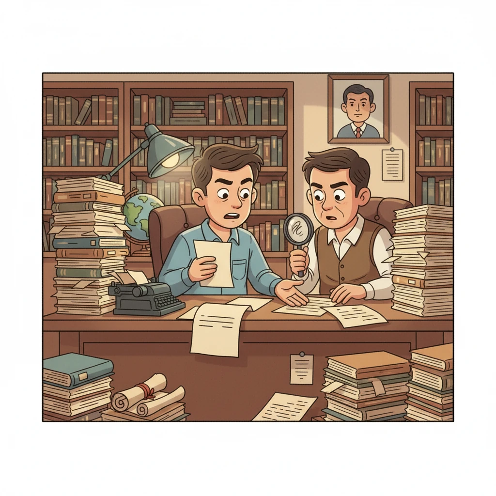 Hilman menunjukkan bukti yang diperolehnya dari sumber-sumber rahasia. Bukti itu menantang keaslian ijazah yang dimiliki Gibran. Yanuar dengan cermat menganalisis setiap detail, mencoba menemukan celah atau kelemahan dalam argumen Hilman.