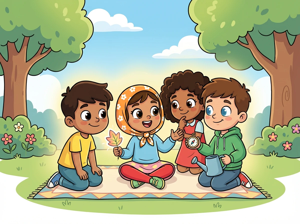 Pada sesi rehat, Farah dan rakan-rakannya berbincang tentang apa yang telah mereka pelajari. Mereka menyedari bahawa falsafah bukan sahaja teori, tetapi juga panduan praktikal untuk menjalani kehidupan yang bermakna.