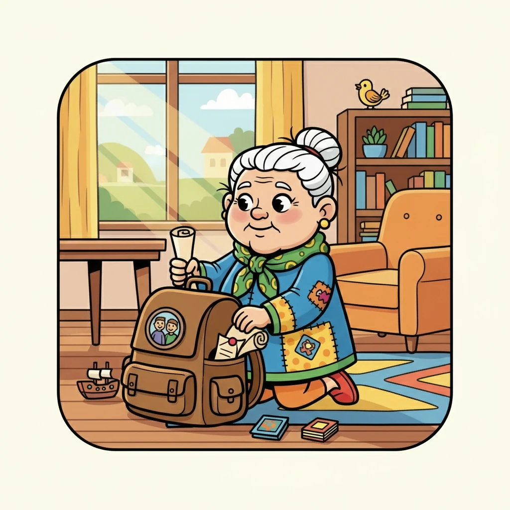 Ela empacota suas malas, cada objeto carregando memórias de um passado que agora se distanciava. Fotos, cartas e objetos que contavam uma vida. Uma sensação de liberdade e incerteza a invade, mas a determinação brilha em seus olhos.