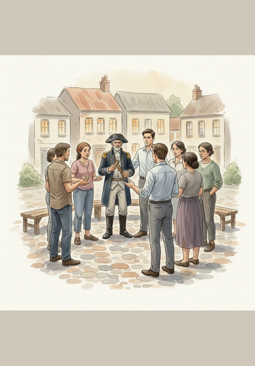 Instead of retreating, Leo joins a group of neighbors gathered in a community circle to discuss ways to improve safety and support one another. Their shared resolve and sense of unity demonstrate that the true strength of Canton lies in the bonds between the people who call it home.