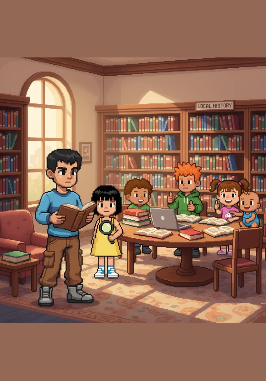 At the local library, Bat discovered a book about the local budget and how every citizen has a voice in how public money is spent. He learned that the government sets aside funds for projects suggested by the community members themselves.