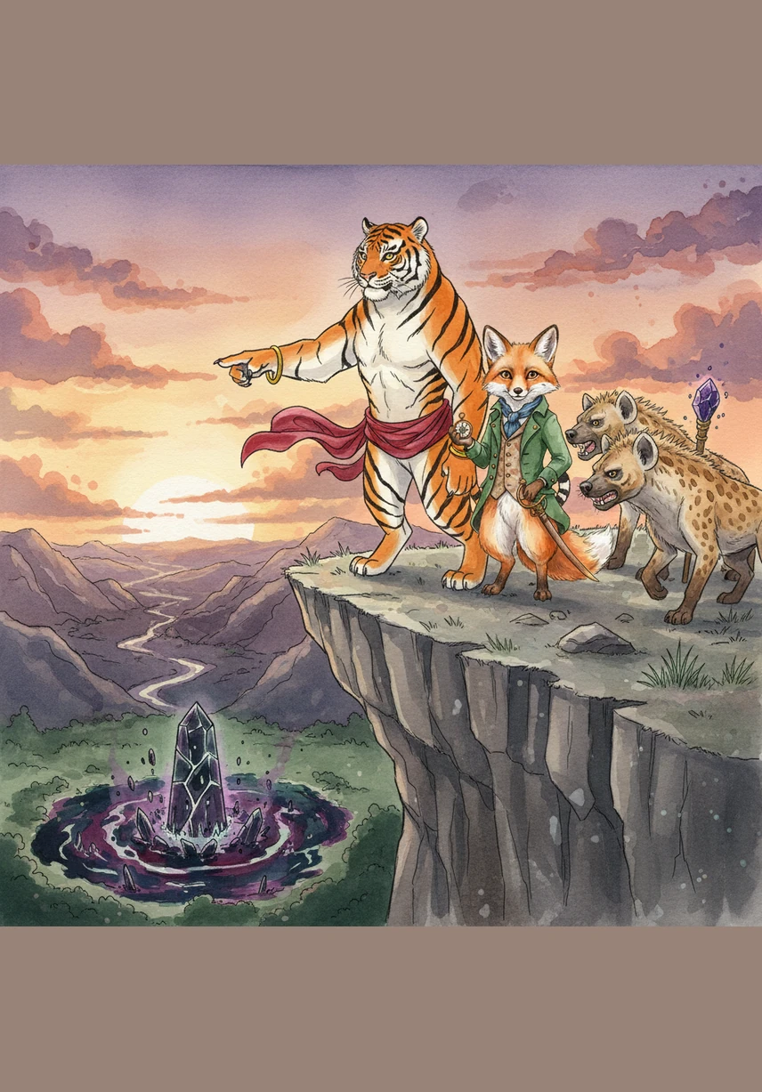 The leaders of neighboring lands look upon this small jungle with awe and envy, wondering how such a place could become so prosperous. They whisper among themselves about the mystery of its success, unaware of the deep bond between the ruler and her subjects.