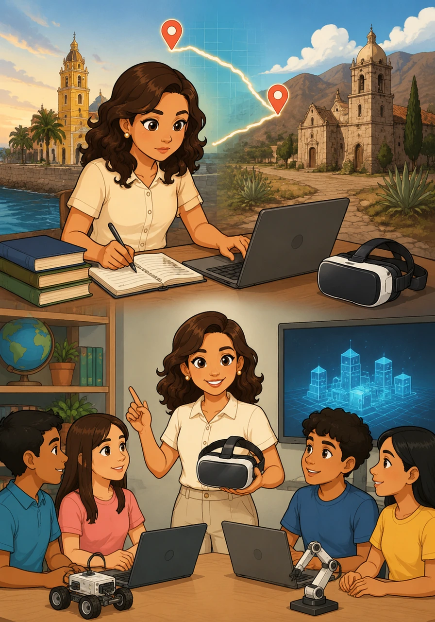 El proceso requirió largas horas de planificación y estudio entre Veracruz e Hidalgo, equilibrando su rol como docente y su evolución como estudiante de maestría. Cada obstáculo se convertía en una oportunidad para aprender más sobre las herramientas que cambiarían la vida de sus alumnos.