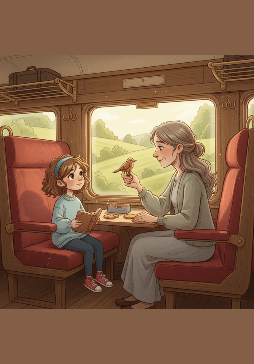 Un día, mientras viajaba en un tren que se había quedado detenido en medio del campo, una idea brillante cruzó su mente como un rayo de luz. Vio claramente a un niño de gafas que aún no sabía que era un mago, y buscó desesperadamente un papel para capturar esa visión.