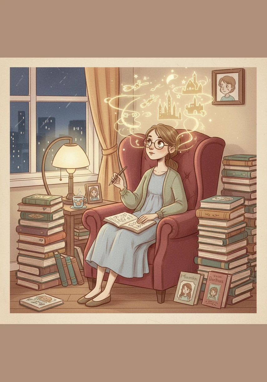 Joanne se convirtió en una de las escritoras más queridas de la historia, pero siempre mantuvo su corazón sencillo y soñador. Su inmensa imaginación no solo creó castillos y varitas mágicas, sino que devolvió el amor por los libros a toda una generación de jóvenes lectores.