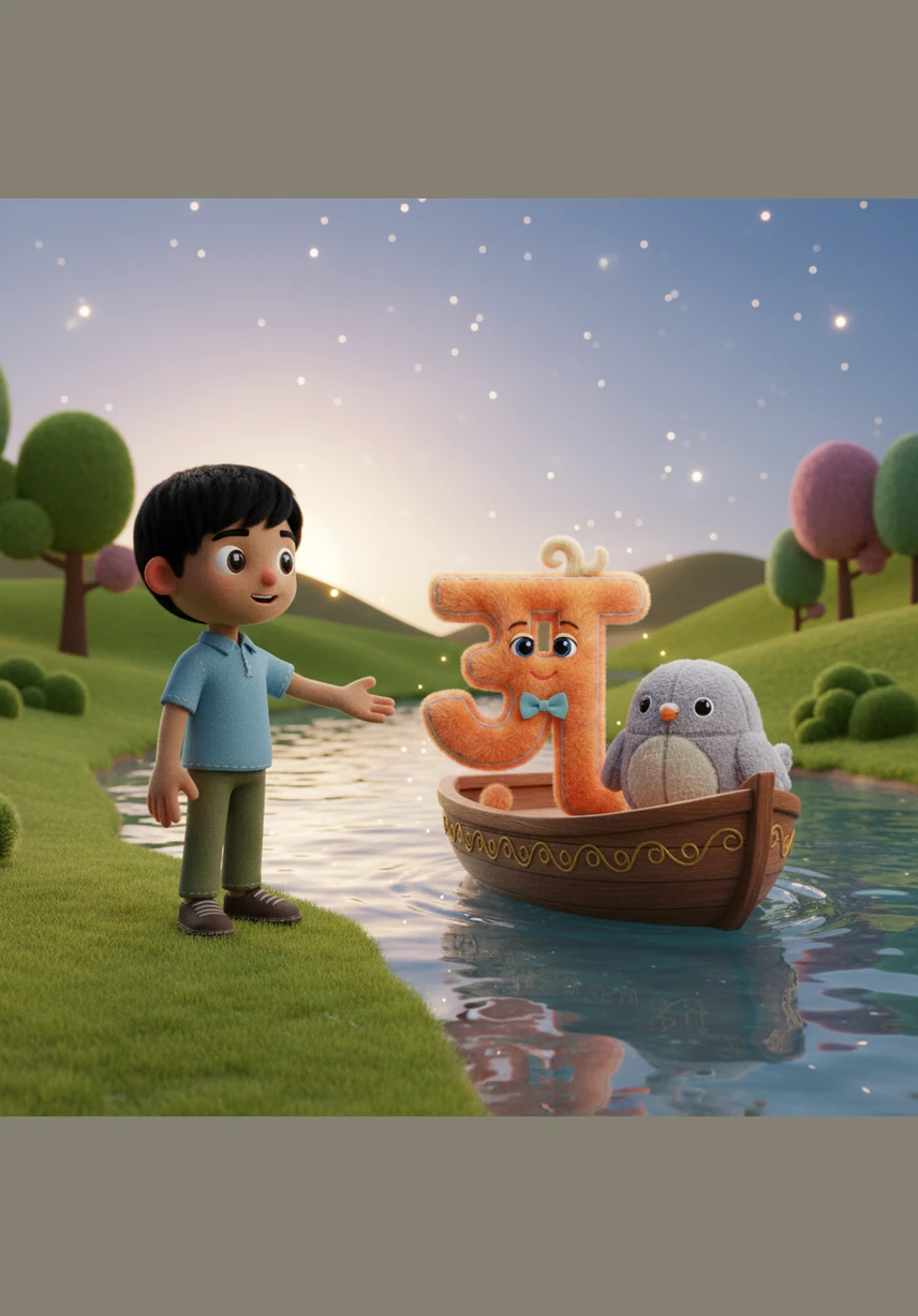 नदी के दूसरे किनारे पर एक विशाल मात्रा-वृक्ष खड़ा है जहाँ 'ा' की मात्रा हवा में झूल रही है। आर्यन देखता है कि जब यह मात्रा किसी अक्षर के पीछे खड़ी होती है, तो 'न' झट से 'ना' और 'क' झट से 'का' बन जाता है।