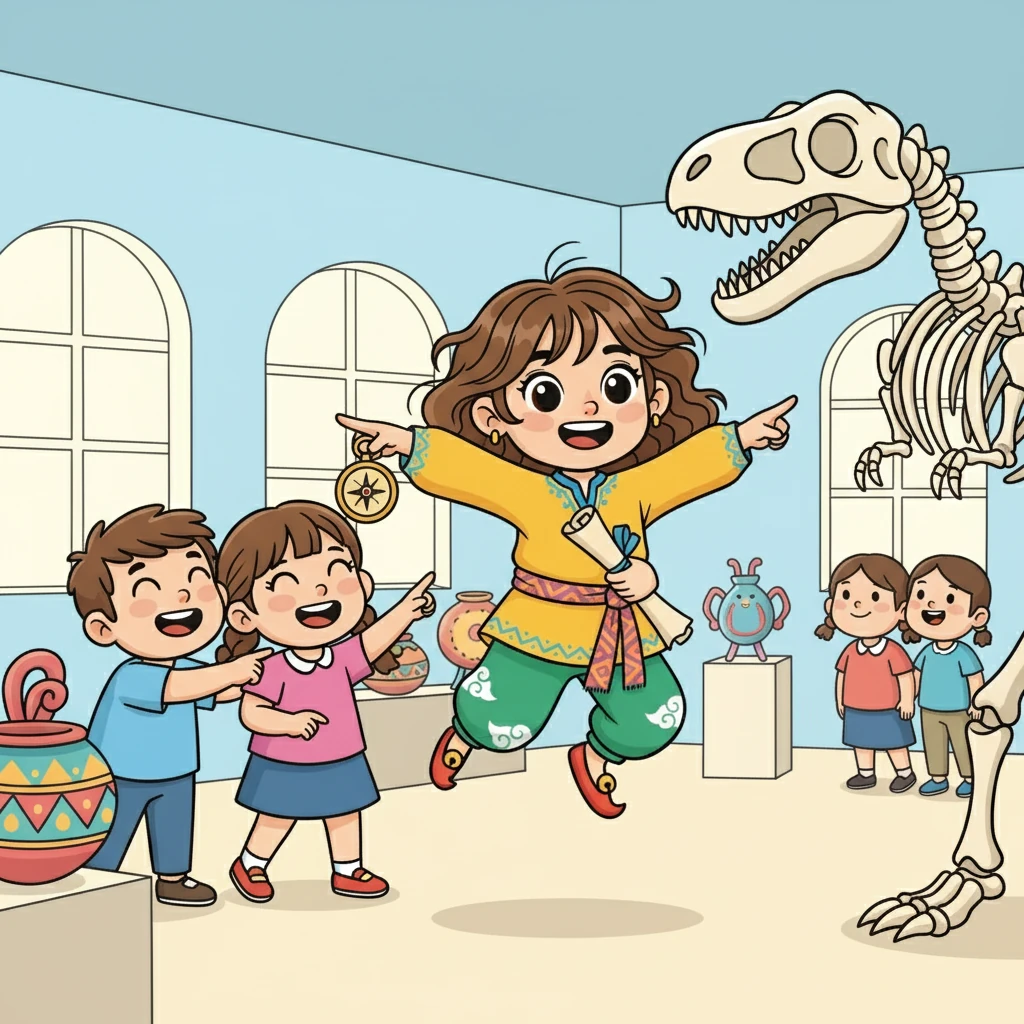 Әлия мен оның достары жаңа қалада қыдырды. Олар мұражайға барып, көңіл көтерді. Әлия бұл күнді ешқашан ұмытпайды.