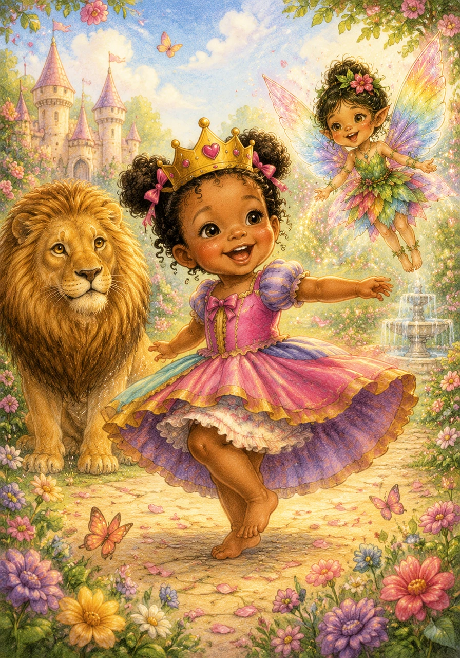 Nessa twirls in her garden, her crown straight and her heart full of pride. She is no longer just a princess; she is a brave Potty Princess who helped her kingdom grow more beautiful every single day.