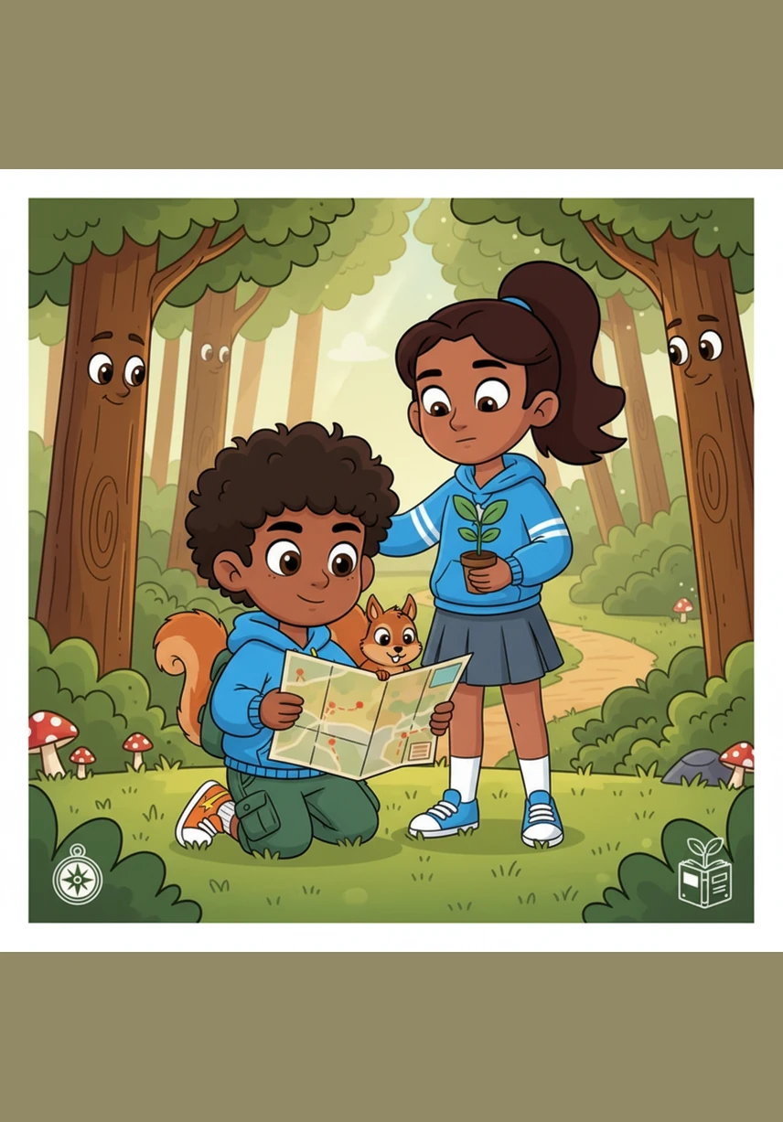 Izhaan kneels down and patiently shows Leo how to make the loops, feeling happy to share what he has already mastered. He understands now that everyone has special skills to share and areas where they can still grow.