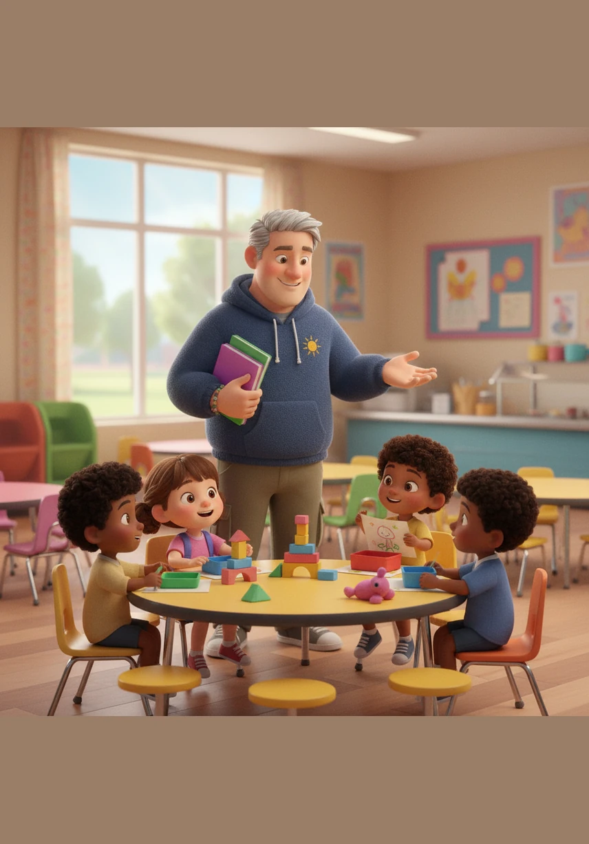 As a result of their rowdy behavior in the hall, Mr. Miller explains they have lost their chance for the special Friday ice cream toppings. While the other kids enjoy sprinkles and chocolate sauce, the Red Group sits at their table with plain vanilla, feeling very disappointed.