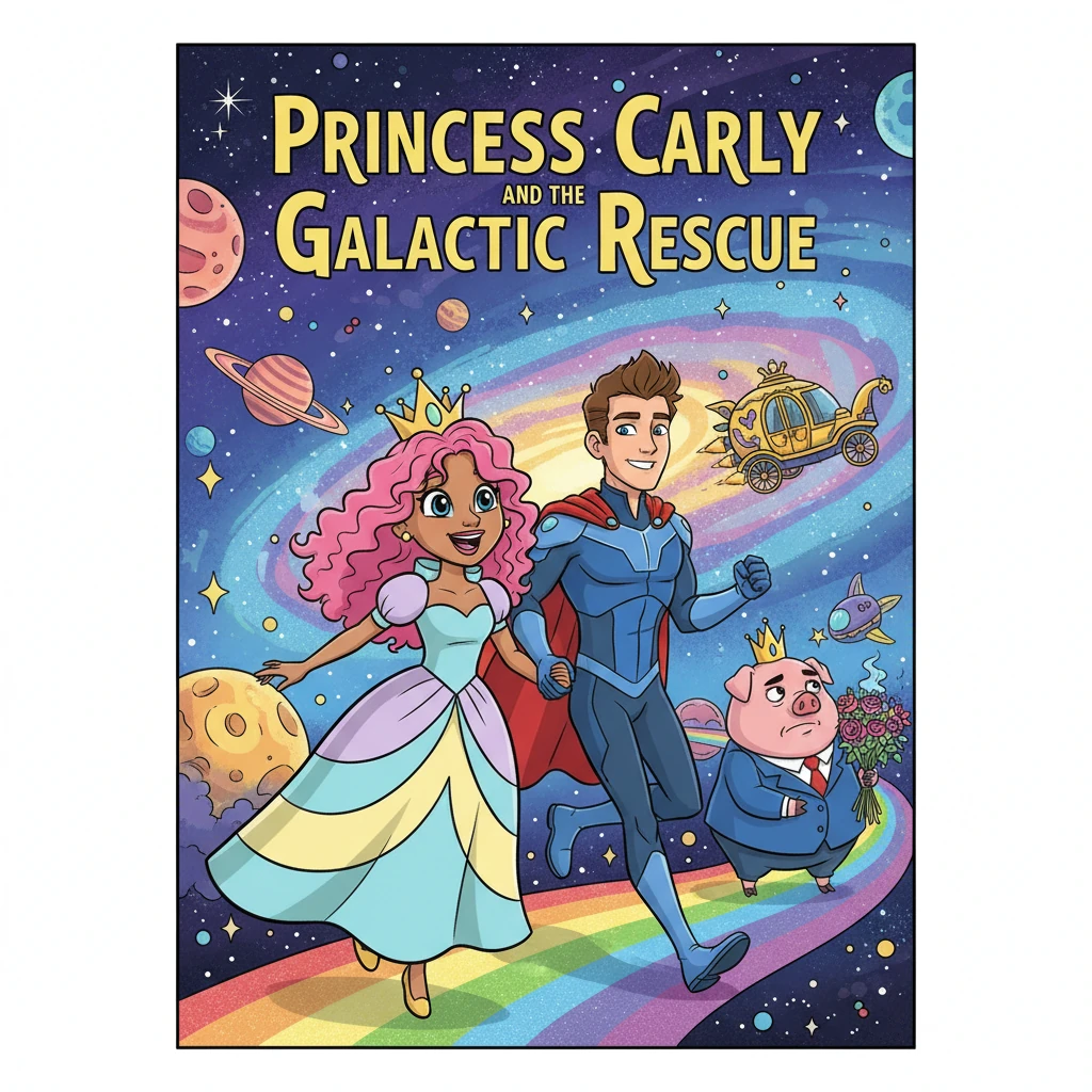 Princess Carly and the Galactic Rescue - Fairy tales