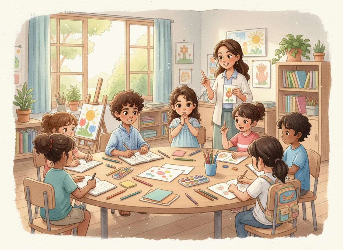 Ese día, la docente propuso un reto especial: invitar a cada niño a mostrar su mundo interior a través de dibujos, palabras o gestos sinceros. El aire se llenó de entusiasmo mientras los lápices de colores y las ideas comenzaban a fluir libremente por toda la habitación.