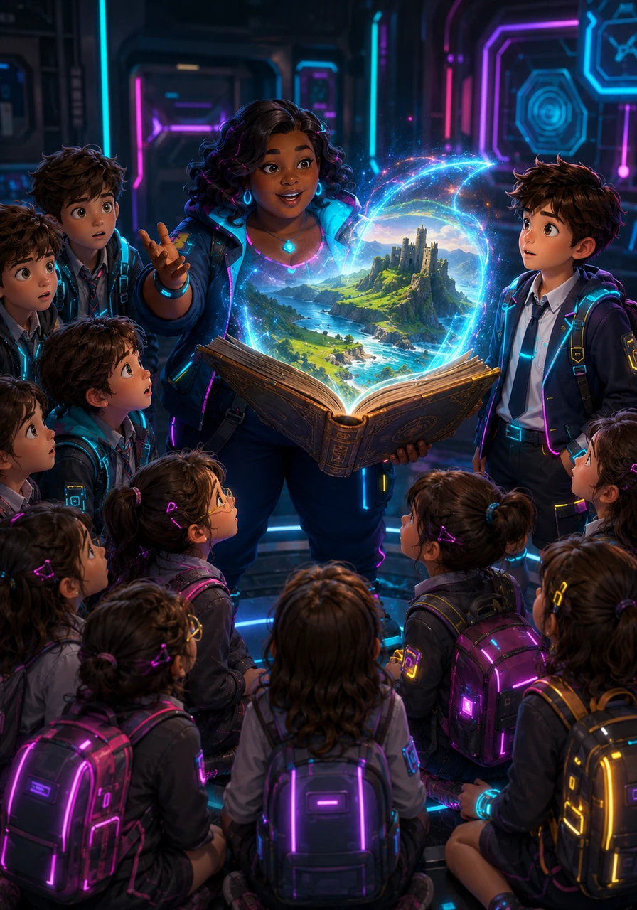 Gabrielle opens a large, ancient-looking book, and the air seems to shimmer with a sudden, mysterious energy. She tells the four boys and six girls about a lush, green island far across the sea called Ireland, a place where history and myth are one.