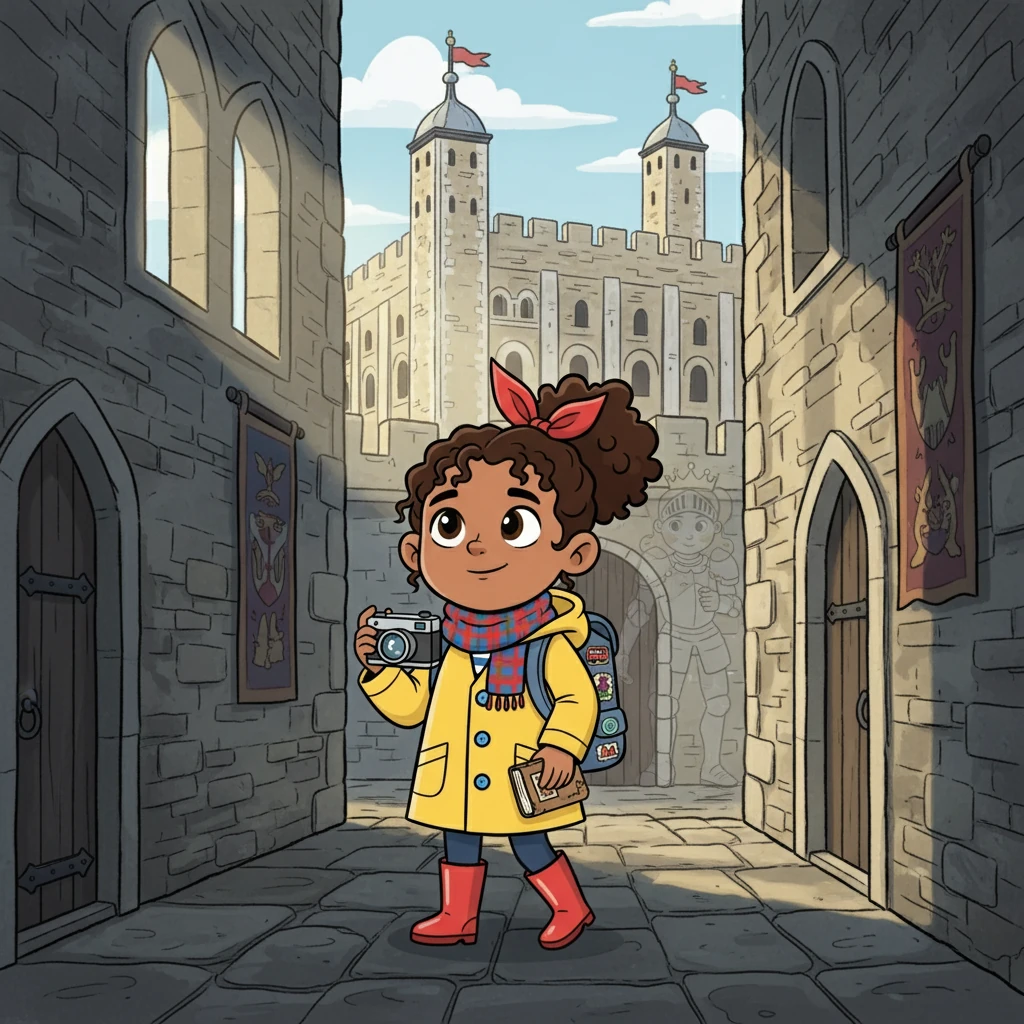 First stop: the Tower of London! Amelia, fascinated by history, visited the Tower three times. She imagined knights and royalty as she walked through the ancient corridors, learning stories of the past.
