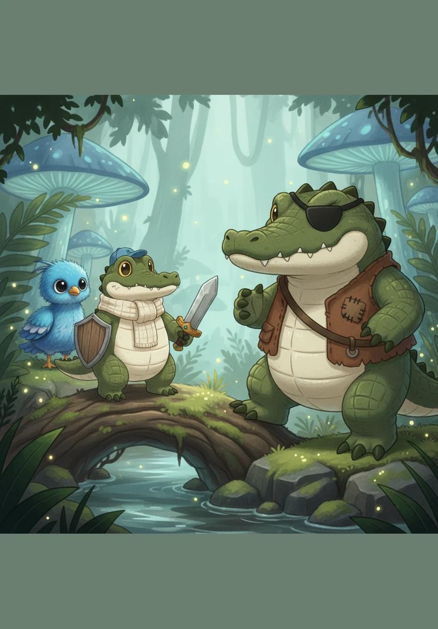 With one final, mighty heave, the last earthen barrier breaks, and cool, refreshing river water rushes into the parched swamp. The sound of splashing and croaking joy fills the air as the Emerald Mire begins to breathe and turn green once again.