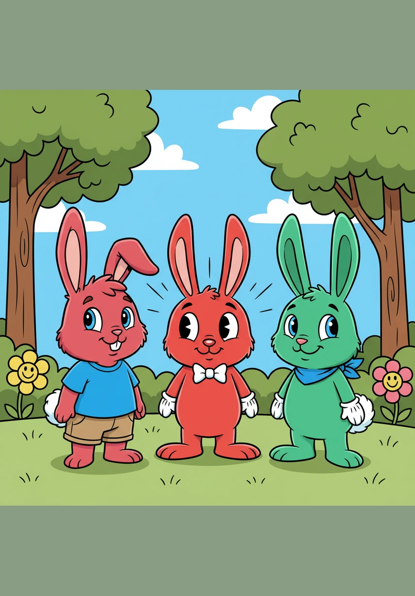 Cuphead, always the bravest, reaches out to touch the glowing petals of the clover. As his finger makes contact, a spark of ruby red light travels up his arm and begins to swirl around him like a mini-tornado. His friends watch in awe as the red light grows brighter and warmer.