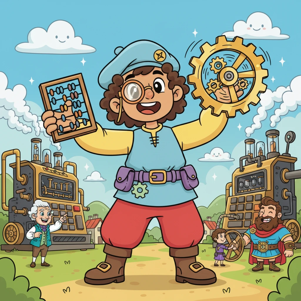 Pip's Whirring Wonders: The First Computer Seeds - Educational stories