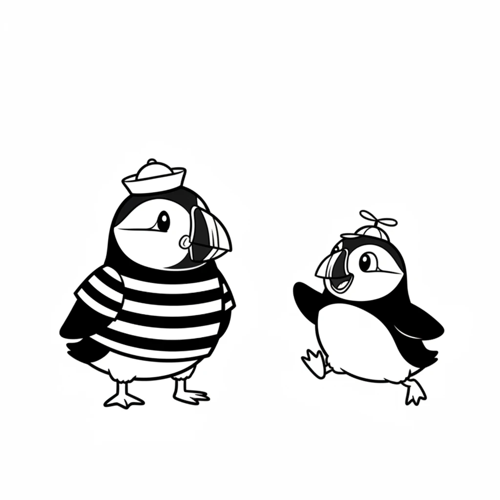 Soon, his best mate, Simon, hops over. Simon has an excited gleam in his eye and a secret plan already brewing. Simon is slightly smaller, with a playful posture.