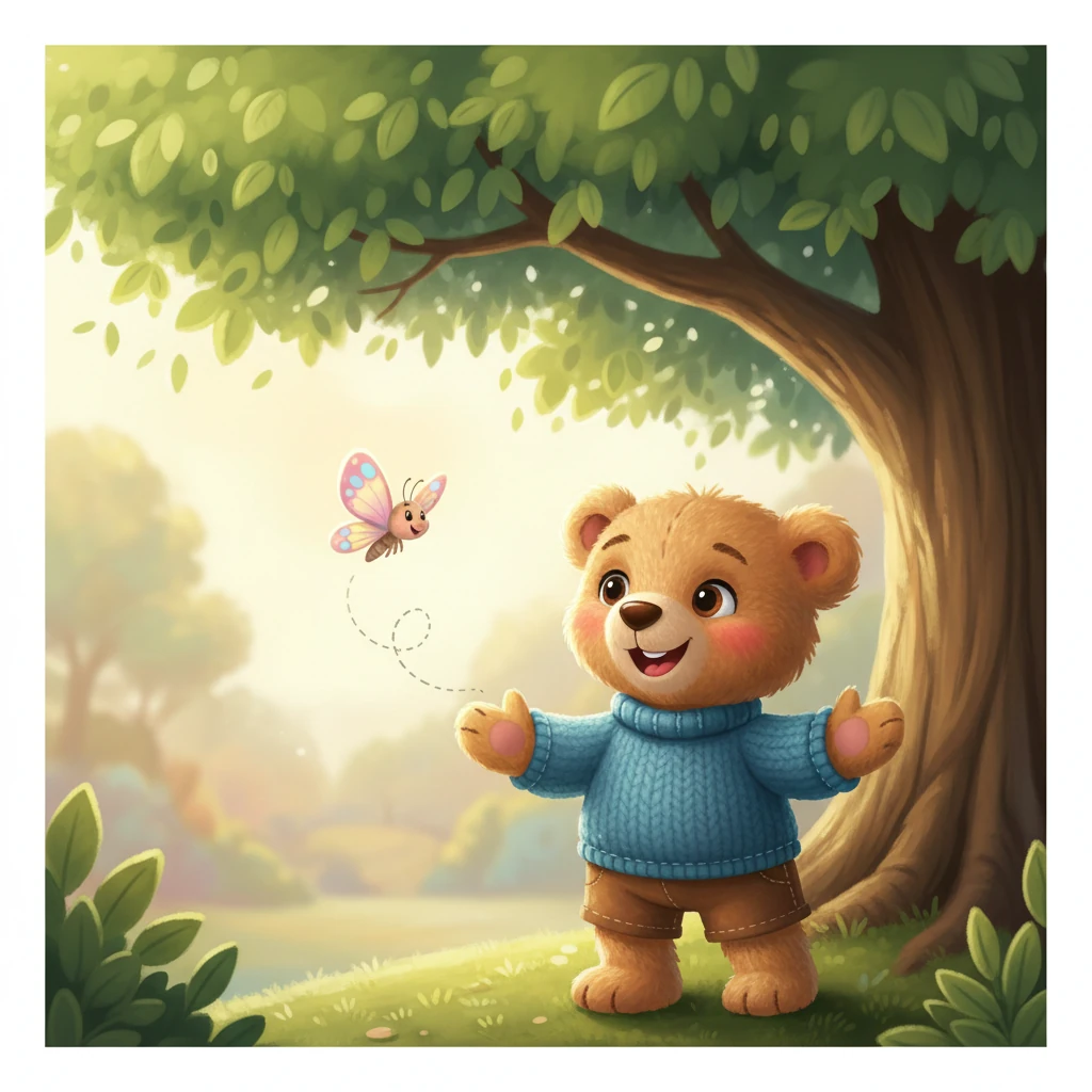 Көбелек қуанышпен ағаштың жапырақтарының арасына кіріп кетті. Ол Аюханға ризашылығын білдіргендей, кішкентай қанаттарымен бірнеше рет айналып ұшты. Аюхан көмектескеніне өте қуанышты болды.