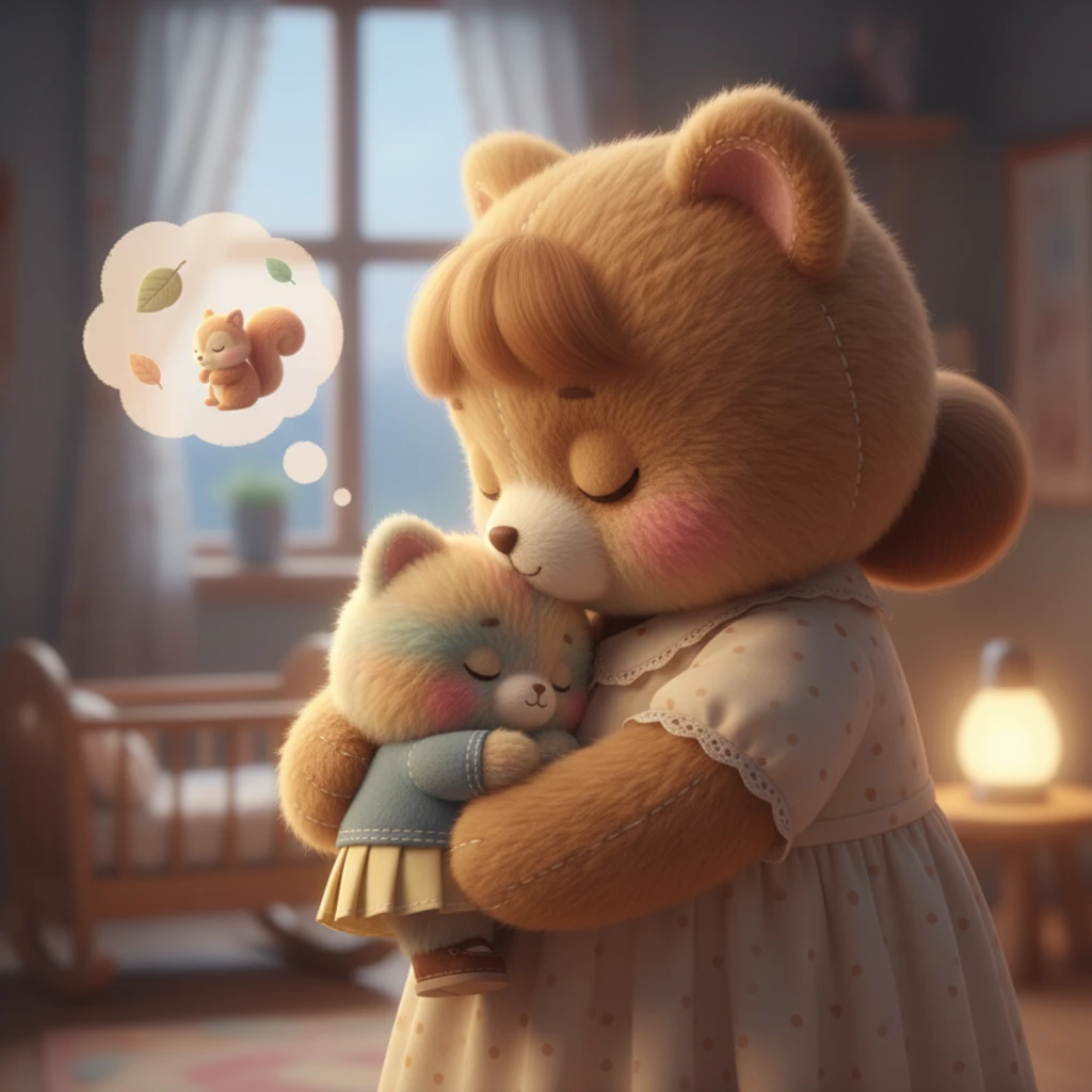 Кешке Аюхан анасының құшағында тәтті ұйқыға кетті. Ол күннің шытырман оқиғасын армандады. Анасы оны сүйіп, Аюханның мейірімді жүрегіне риза болды.