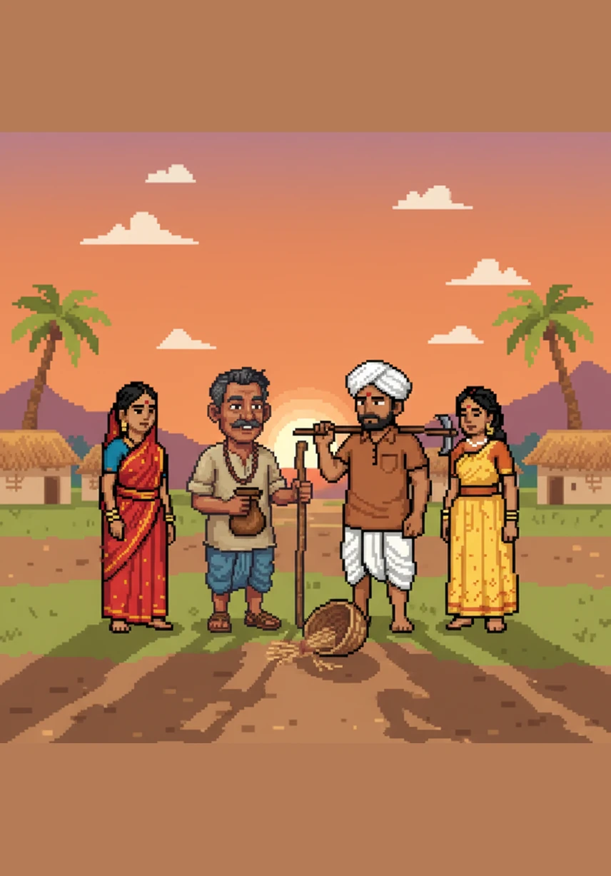 With great patience and a gentle smile, Ramayya knelt in the dust to draw a simple diagram of his plan. He explained how the earth could act like a giant sponge if they only gave the water a place to stay instead of letting it run away.