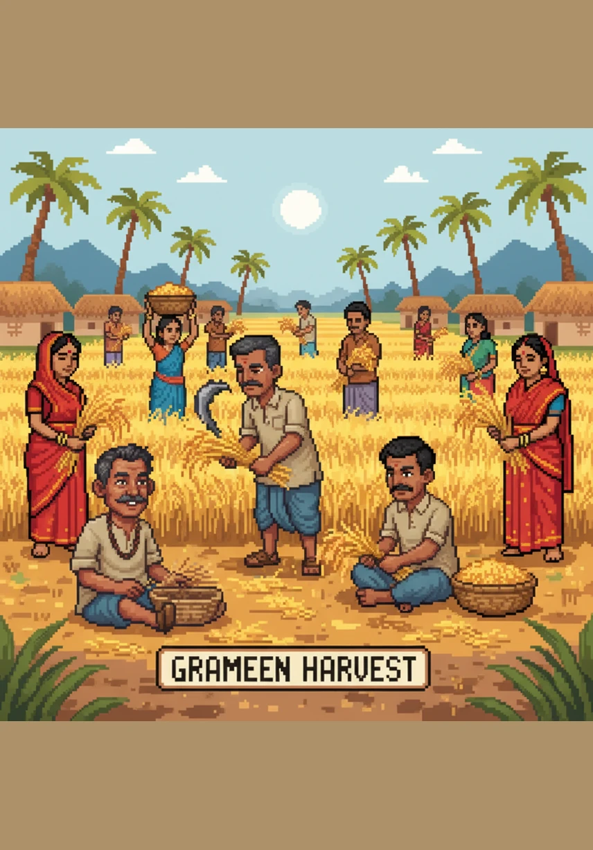 Inspired by his conviction, the villagers finally picked up their shovels and worked side-by-side under the hot sun. They dug deep pits and built sturdy tanks across the landscape, following Ramayya’s practical and steady guidance.