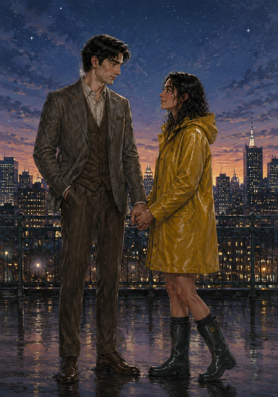 As the first stars appeared over the skyline, Elias took Clara’s hand, feeling the perfect fit of her fingers against his. The city continued its restless hum around them, but in that moment, they were the only two people in the world, finally home.